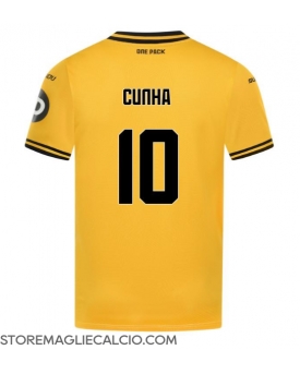 Wolves Matheus Cunha #10 Maglia Gara Casa Repliche 2024-25